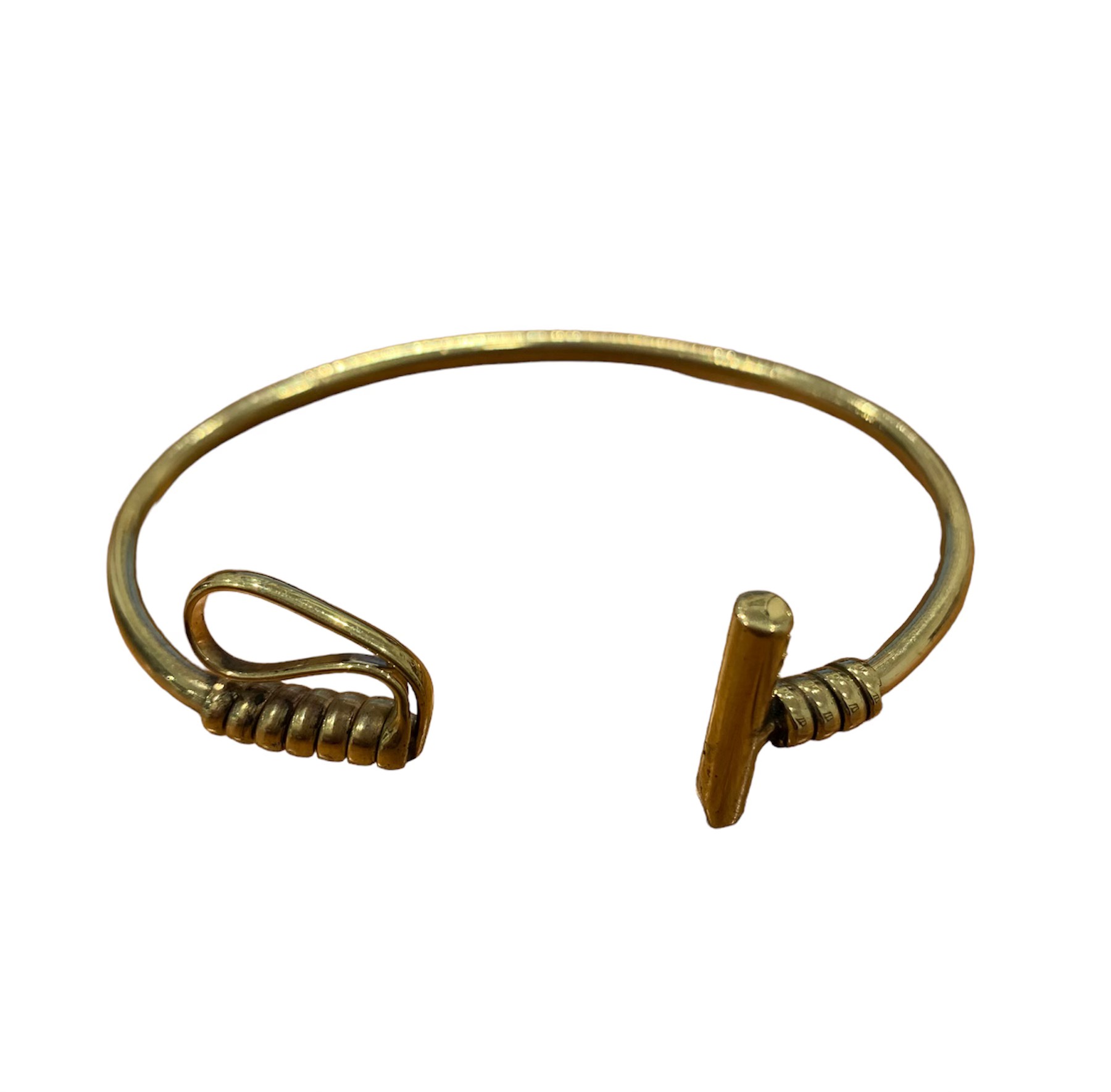 Brass Polo Stick Bracelet