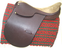 Leather and Suede Saddle