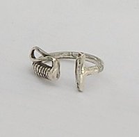 Silver Polo Stick Ring